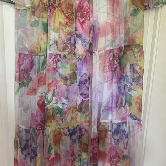 Johnny Was Vibrant Floral Maxi Dress - Picture 3 of 12